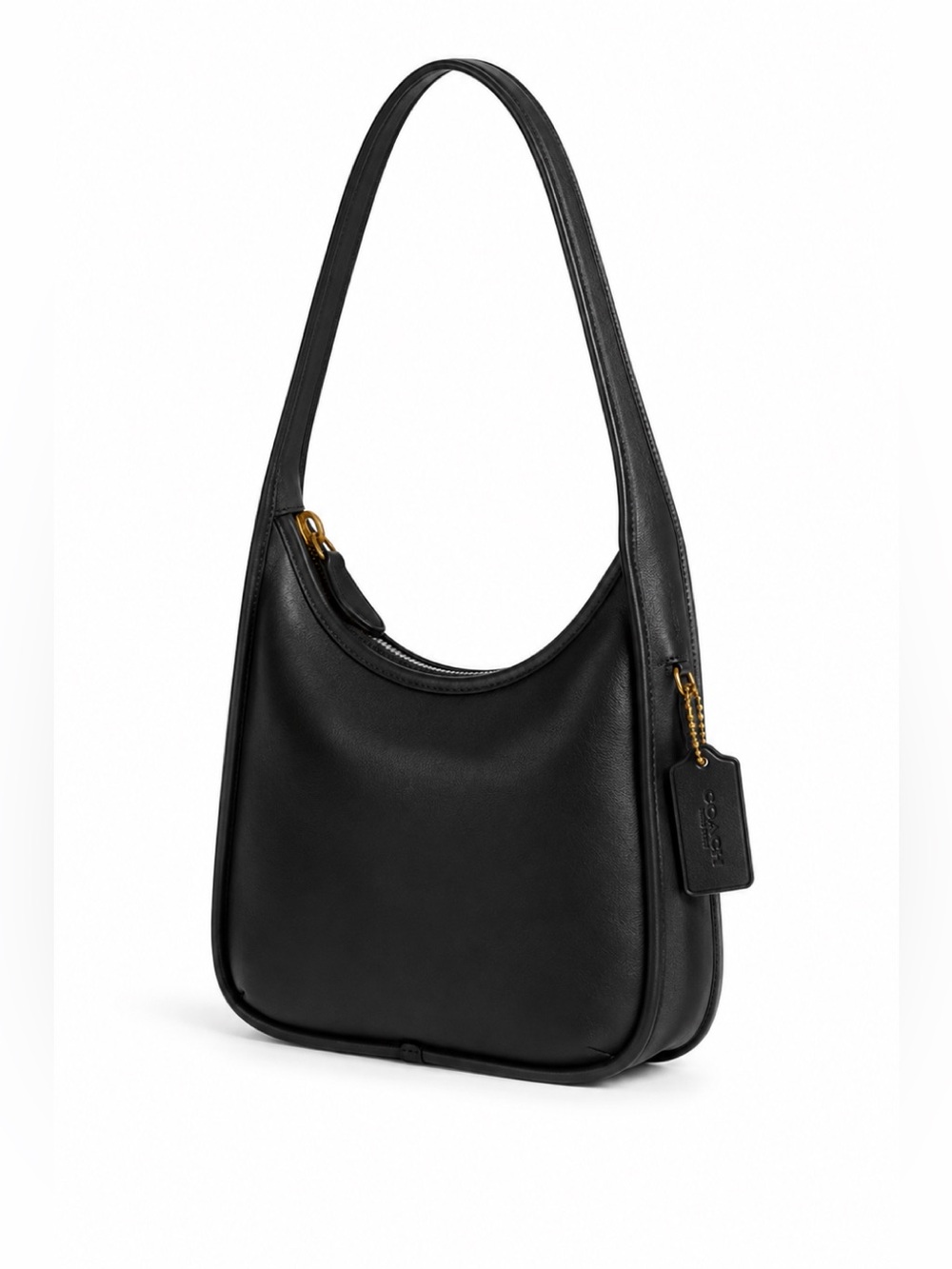 NWT Coach Originals Curve Zip Bag Black Glovetanned Leather 1997 Re-Edition - Picture 2 of 6